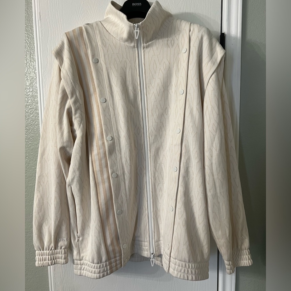 adidas Ivy Park Monogram Track Jacket (All Gender) Core White